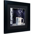 thumbnail image 2 of Trademark Fine Art "Cafe Blue I" Canvas Art by Color Bakery Black Matte, Black Frame, 2 of 4