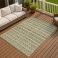 thumbnail image 3 of Addison Rugs Chantille Indoor/Outdoor Transitional Stripes Sage Machine Washable Rectangle Rug, 9' x 12', 3 of 8