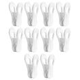 thumbnail image 1 of Perchas de plástico para pantalones, 10 unidades, para abrigos, toallas, edredones, ropa blanca, 1 of 6
