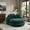 Emerald, variant on Sailvan Oversized Oval Bean Bag Sofa with 5 Pillows,Chenille Fabric Lazy Floor Sofa for Adults,Memory Foam Seating with Wrap Around Backrest Emerald