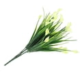 thumbnail image 3 of Mumusuki Plástico Artificial Calla Lily Fake Leaf Flowers Bouquet Plant para Home Office Party Wedding Decor(Blanco) Decoración Hogareña Octpeak NO, 3 of 7