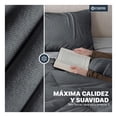 thumbnail image 3 of Edredón Invernal Cobertor Matrimonial + Funda Esquimal Color Grafito Diseño De La Tela Liso, 3 of 6