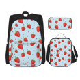 thumbnail image 1 of Fotbe Strawberry Set Escolar 3 en 1 para Niños - Mochila Duradera con Lonchera Aislante y Estuche para Lápices - Mochila Escolar para Niños y Niñas, 1 of 7