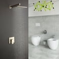 thumbnail image 4 of Boyel Living 10 inch Rain Shower System Single Function Wall Mount Square Showerhead,Brushed Nickel, 4 of 8