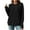 Black, variant on Womens Coats Outerwear Winter Casual Women's Hooded Collar Neck Summer Qutwear Pocket Gradient Regular Women's Long Sleeve
