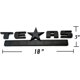 thumbnail image 2 of Emblema 3D Texas Edition totalmente negro, 2 unidades, compatible con Chevy S, 2 of 5