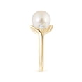 thumbnail image 3 of ANGARA Classic South Sea Cultured Pearl Bypass Ring in 14K Yellow Gold for Women | June Birthstone, Birthday, Anniversary, Jewelry Gift for Women | Pearl Ring, 3 of 8