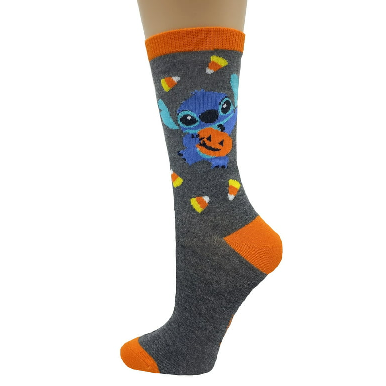 Lilo & Stitch Halloween Women's Crew Socks, 2-Pack, Size 4-10