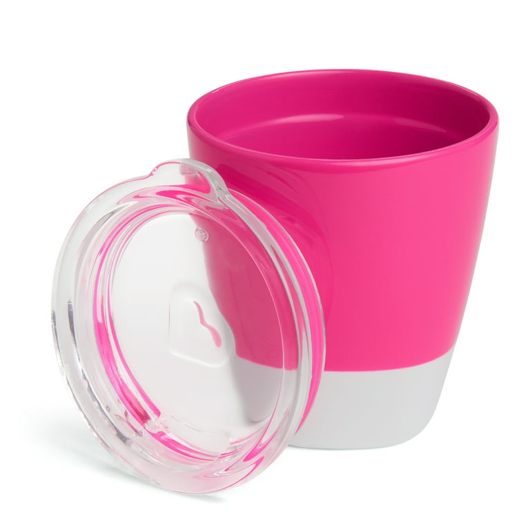 Kids Cup Mockup Set of 3 Thermal Flip Top Cups Pink JPEG and 