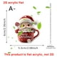 thumbnail image 3 of Llavero de Acrílico 2D con Diseño de Muñeco de Nieve Navideño para Coche, Decoración Navideña, 3 of 3