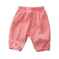 thumbnail image 1 of Uuszgmr Baby Pants For Boys Girls Toddler Kids Baby Boy Elastic Basic Long Pants Bloomers Casual Joggers 18-24 Months Pink, 1 of 5