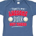 thumbnail image 4 of Inktastic That's My Awesome Sister out There with Volleyballs Boys or Girls Baby Bodysuit, 4 of 5