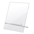 thumbnail image 2 of Fiudx Liquidación de ofertas flash Soporte de acrílico transparente para libros de cocina, mostrador de cocina, tableta de libros de cocina ajustable, estante de exhibición de libros de recetas para, 2 of 7