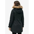 thumbnail image 2 of Ellos Women's Modern A-Line Parka Coat, 2 of 6