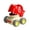 Red, variant on Blue Dinosaur Inertia Car Toy Push Back Vehicle For Toddlers 2-4 Years Old Friction Powered For Kids 3-5 Plastic