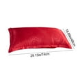 thumbnail image 3 of SIYTUAU Gongsatin Pillow Cover For Adult Couples Wedding Pillow Core Cover Polyester Fiber Material Jacquard Design Elegant Bedding Red, 3 of 7