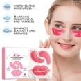 thumbnail image 4 of Rose Infused Eye & Lip Mask Set, Hydrating Gel Patches for Dryness, Soothing Floral Care for Eyes & Lips, 4 of 7