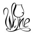 thumbnail image 2 of Home Decoration Wine Metal Wall Art Cup Wall Decor Wall Art Wall Decor Metal Wall Art Word Art Wall Decor Wire Script Wall Decor Metal Wall Art Dining Room Wall Decor, 2 of 9