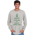 thumbnail image 3 of Keep Calm Love Leprechauns St Paddys Long Sleeve TShirt Men Women Brisco Brands X, 3 of 6