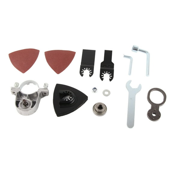 Adaptador de herramienta oscilante para amoladora angular multifunción de alta dureza, kit de accesorios para convertidor de adaptador de amoladora angular profesional