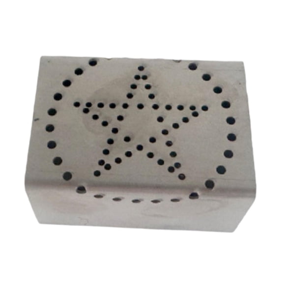 Contenedor de entrenamiento de aluminio con olor para perros, entrenamiento de olor profesional para perros. Estrella 8x6cm