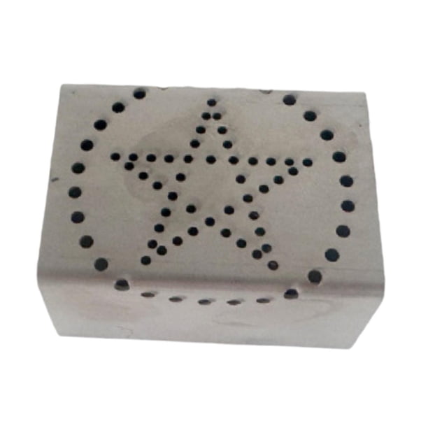 Contenedor de entrenamiento de aluminio con olor para perros, entrenamiento de olor profesional para perros. Estrella 8x6cm