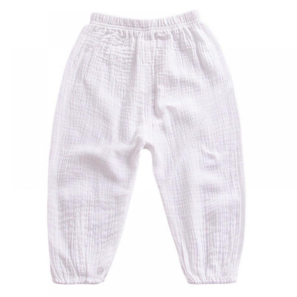 Discover more than 92 toddler white linen pants super hot - in.eteachers