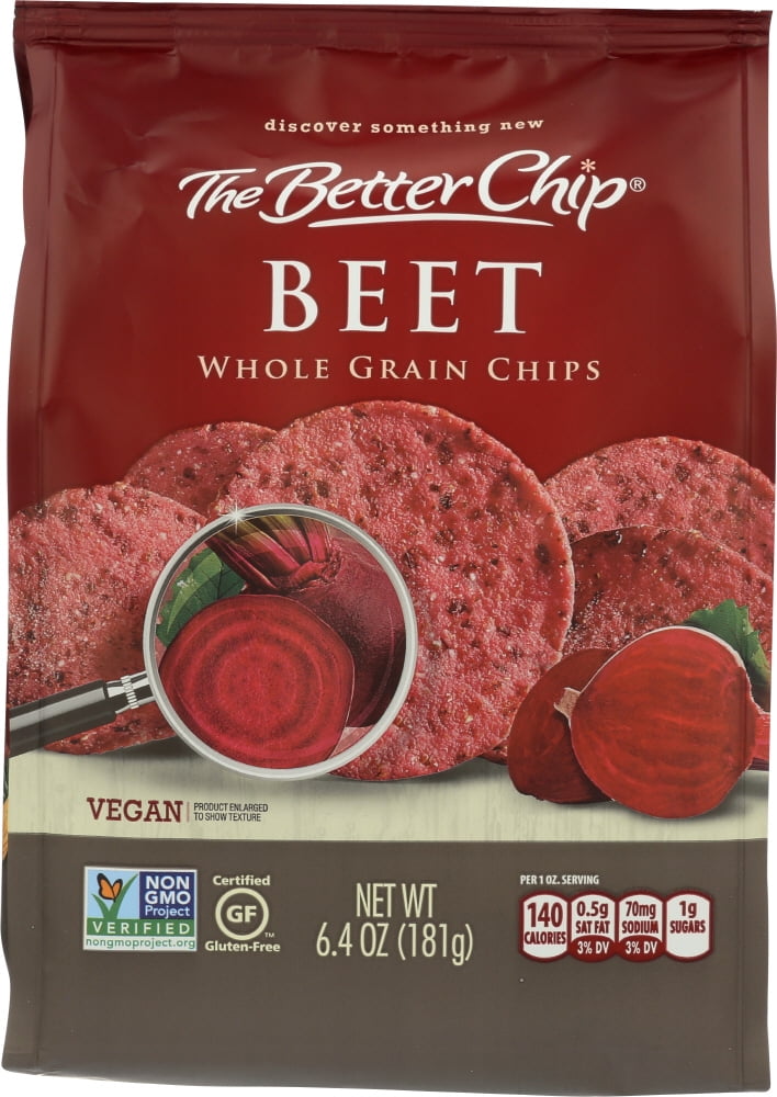 The Better Chip® Beet Whole Grain Chips 6.4 oz. Bag