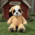 thumbnail image 5 of Anico 36" Tall (3 Feet) Giant Plush Dog with Embroidered Paws and Smiling Face, 5 of 5