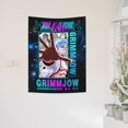 thumbnail image 3 of Grimmjow Bleach Anime Tapestry Indian Wall Hanging Tapestries Room Decor For Bedroom Living Room Dorm, 3 of 7
