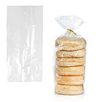AMZ Supply Gusseted Poly Bags 6 x 3 x 18. Clear Polyethylene Bags 6x3x18. 2 Mil. Pack of 1000
