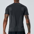 thumbnail image 4 of Mens Cooling Short Sleeve Shirts Lightweight Quick-Dry Athletic T-Shirts Outdoor Comfy Breathable Crewneck Tees For Gym, 4 of 6
