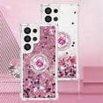 thumbnail image 2 of Liquid Quicksand Case for Samsung Galaxy S25 Ultra (Not S25) with Diamond Kickstand, Luxury Fun Glitter Sparkle Flowing Clear Bling Cover Case for Samsung Galaxy S25 Ultra. -Pink, 2 of 7