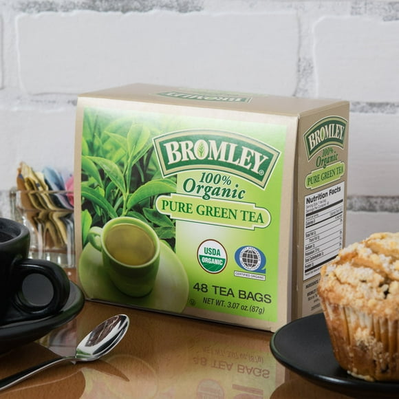 Bromley Organic Green Tea Bags - 48/Box