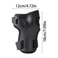 thumbnail image 2 of Wrist Guards for Skating Adult and Kids, Impact Resistant Protective Gear for Rollerblading Snowboarding and Biking, Black 2 Pack, 2 of 2