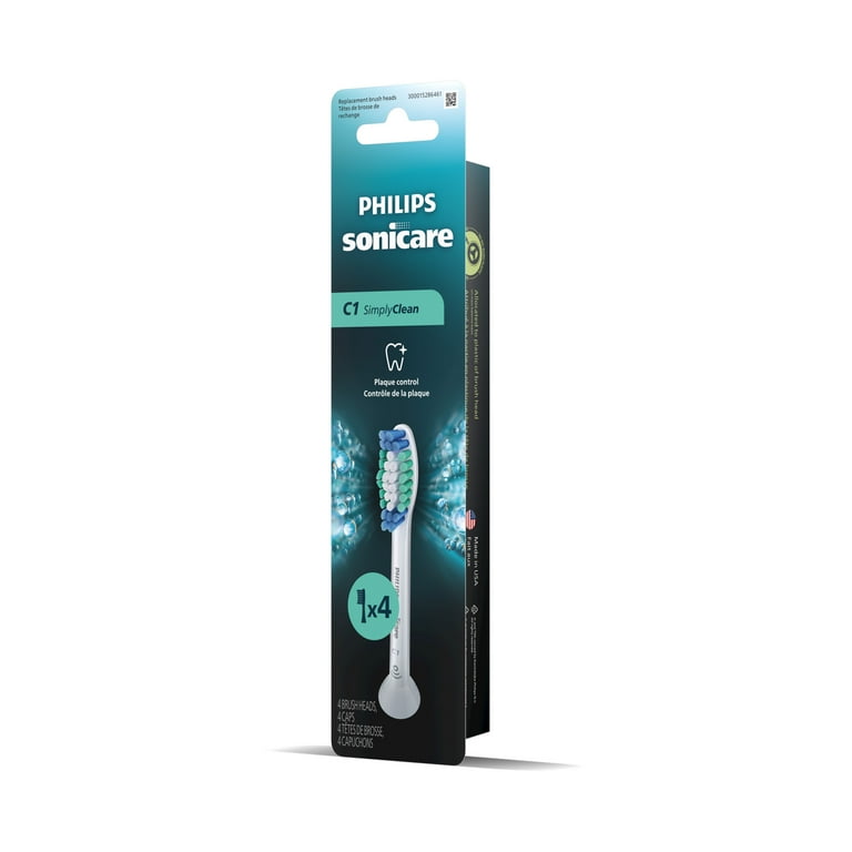 フィリップス　ソニケーアh9934/15 Philips Sonicare SimplyClean (C1) Replacement Toothbrush Heads, 4