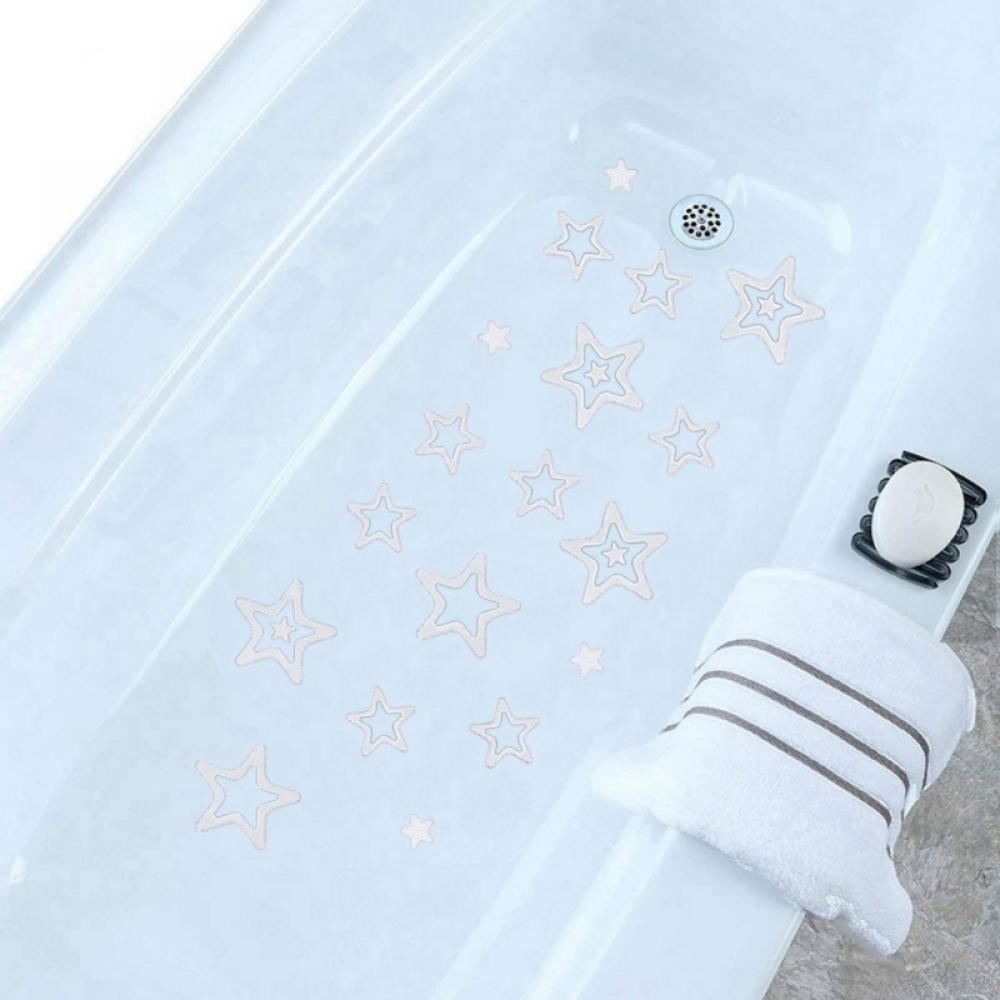 20 Pieces NonSlip Tub Stickers, Adhesive Star Bath Slip Decals Non