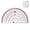 Pink, variant on YSKING Plastic Protractor, 180‑Degree 3.94 in Clear Transparent Angle Measure Tool, Dual‑Scale Geometry Protractor for Drafting Drawing & Craft Layout