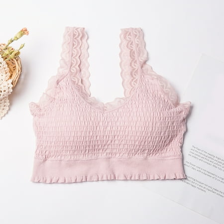 

〖TOTO〗Bras For Women Lace Bra Plus Size Bra Women Underwear Bralette Crop Top Female Bra Large Tube Top Female Brassiere Laced Bra 1 Pack