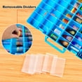 thumbnail image 7 of Case for Mini Brands Toys Series 1 2 3 Mystery Capsule Real Miniature Collectible Kit, Storage Organizer Holder for Mini Mart Collection (Box Only) Blue, 7 of 7