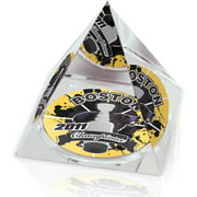 NHL Philadelphia Flyers Bullies Logo in Large Crystal 3 1/4-Inch Pyramid