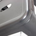 thumbnail image 4 of Set De 2 Bancos Alpes Metal Gris Cocina Comedor Moderno, 4 of 5