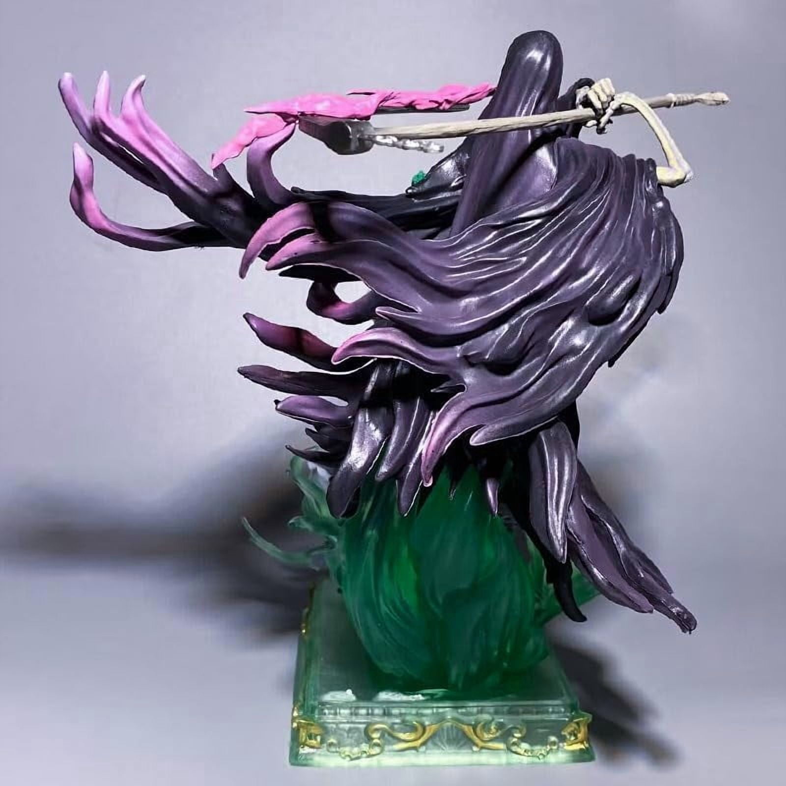 Zoro Figure Replacement Head Grim Reaper Zoro Figurine 24cm/9.4inch PVC Characters Collectible Handicrafts Souvenirs for Anime Fans Gifts