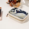 thumbnail image 7 of Swan Velvet Portable Storage Box with Removable Compartment - a Stylish Decorative Box, Bracelet Holder, and Jewelry Stand - Gift, 7 of 7