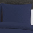 thumbnail image 3 of Echelon Home Quilted Washed Belgian Linen Euro Shams (Set of 2) Khaki, 3 of 5