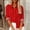 Red, variant on Endives Women's Casual Button Down Shirt Long Sleeve Shirt Stripe Wrinkle Collared Dressy Blouses Casual Work Tops