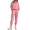 Pink, variant on Womens 2 Piece Outfits Long Sleeve Half Zip Sweatsuits with Pockets Pullover Lounge Set