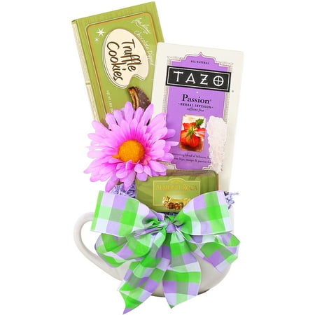 - Alder Creek Gift Baskets Tea & Cookies for Mom, 4 pc