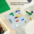 thumbnail image 4 of Folding Storage Box with Building Lid for Duplo Blocks L Collapsible Storage Bin QtToy Container for Lego Bricks (), 4 of 8