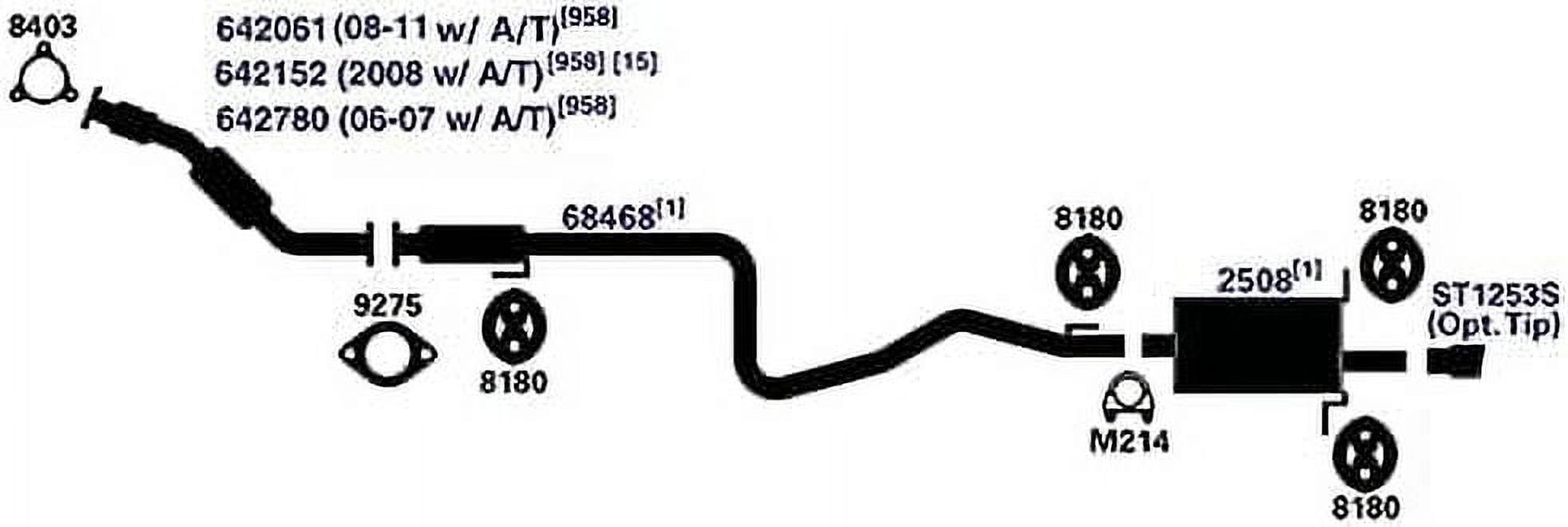 AP Exhaust Exhaust Pipe Gasket Fits select: 2005-2010 CHEVROLET COBALT, 2006-2011 CHEVROLET HHR